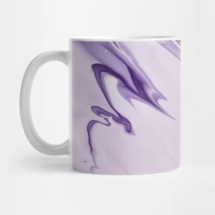 Purple Paint Marble Texture Mug